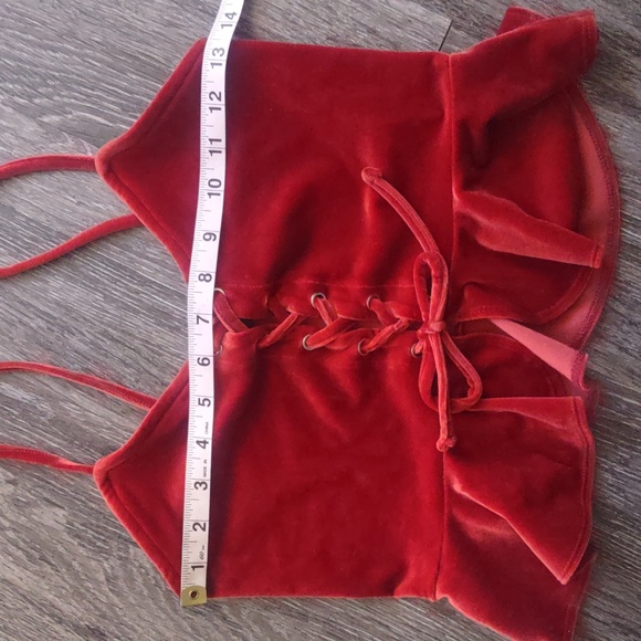 Cropped Velvet Cami - Picture 5 of 5